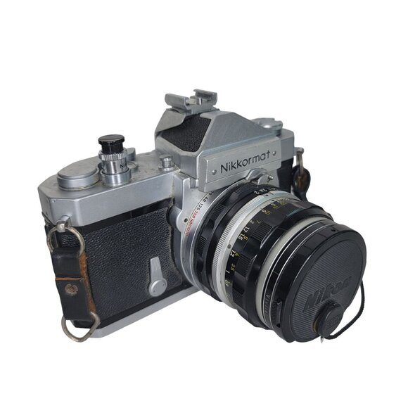 Vintage Nikkormat FTN 35mm SLR Film Camera With NIKKOR-H Auto 1:2 f=50mm Lens - Picture 10 of 14